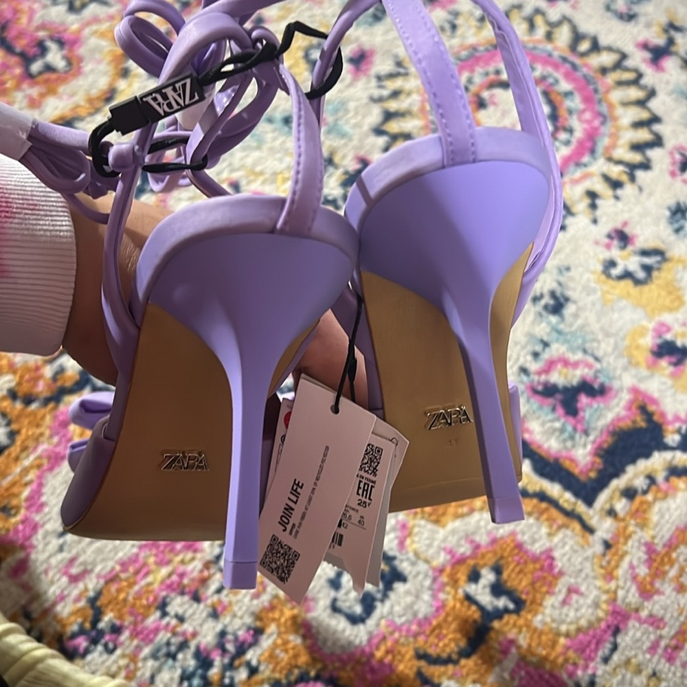 Zara bloggers lavender slingback bow heels - Picture 7 of 12